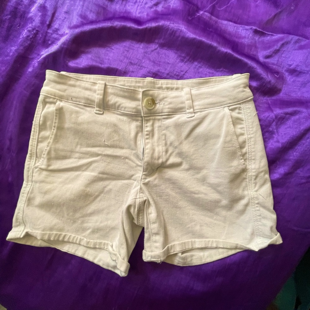 American Eagle White Shorts